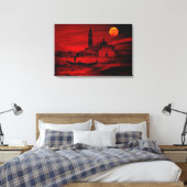 Stretched Canvas Print Leinwanddruck (Insitu (Schlafzimmer))