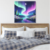 Stretched Canvas Print Leinwanddruck (Insitu (Schlafzimmer))
