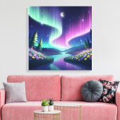 Stretched Canvas Print Leinwanddruck (Insitu (Wohnzimmer))