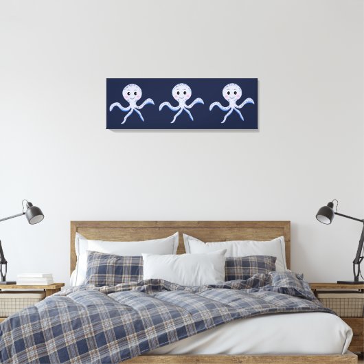 Stretched Canvas Print Leinwanddruck (Insitu (Schlafzimmer))