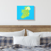 Stretched Canvas Print Leinwanddruck (Insitu (Schlafzimmer))