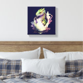 Stretched Canvas Print Leinwanddruck (Insitu (Schlafzimmer))