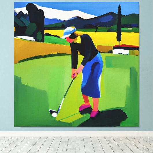 Stretched Canvas Print Leinwanddruck (Insitu (Holzboden))