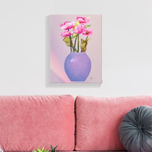 Stretched Canvas Print Leinwanddruck (Insitu (Wohnzimmer))