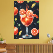 Stretched Canvas Print Leinwanddruck (Insitu (Wohnzimmer))