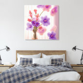 Stretched Canvas Print Leinwanddruck (Insitu (Schlafzimmer))