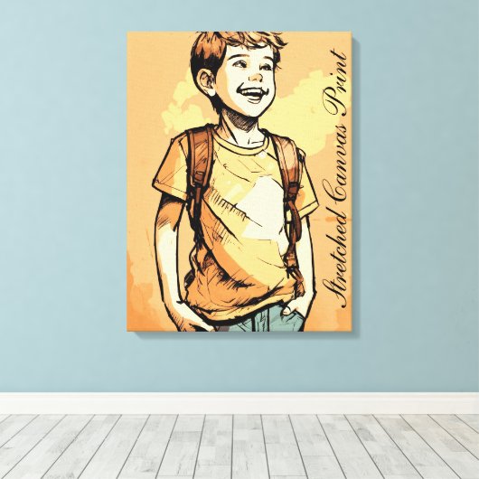 Stretched Canvas Print Leinwanddruck (Insitu (Holzboden))