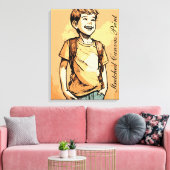 Stretched Canvas Print Leinwanddruck (Insitu (Wohnzimmer))