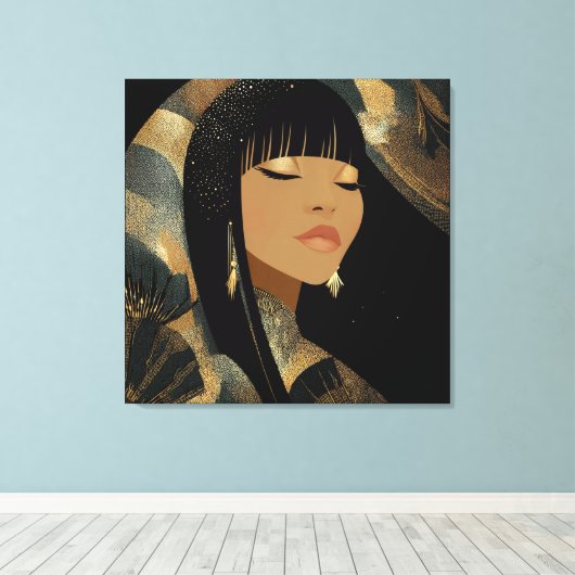 Stretched Canvas Print Leinwanddruck (Insitu (Holzboden))