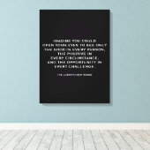 Stretched Canvas Print Leinwanddruck (Insitu (Holzboden))