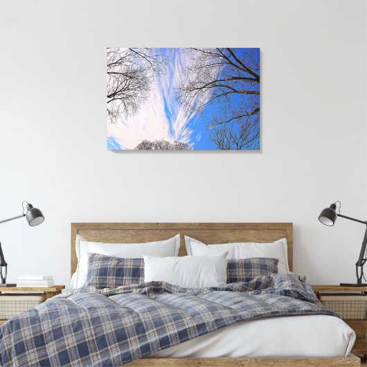 Stretched Canvas Print Leinwanddruck (Insitu (Schlafzimmer))