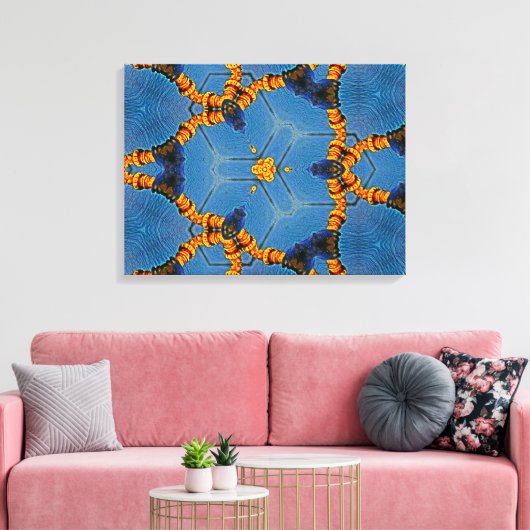 Stretched Canvas Print Leinwanddruck (Insitu (Wohnzimmer))