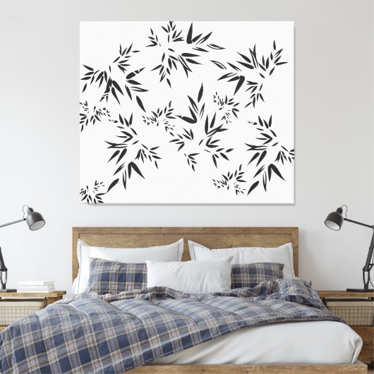 Stretched Canvas Print Leinwanddruck (Insitu (Schlafzimmer))