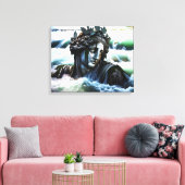 Stretched Canvas Print Leinwanddruck (Insitu (Wohnzimmer))