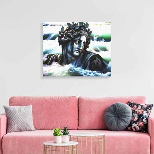 Stretched Canvas Print Leinwanddruck (Insitu (Wohnzimmer))
