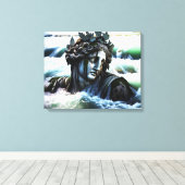 Stretched Canvas Print Leinwanddruck (Insitu (Holzboden))