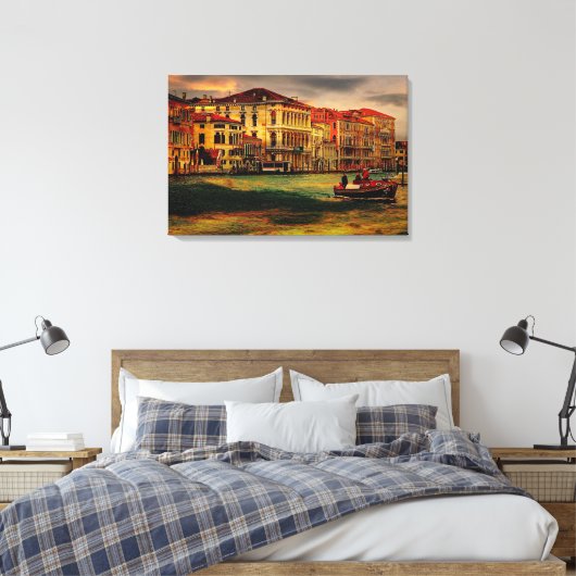 Stretched Canvas Print Leinwanddruck (Insitu (Schlafzimmer))
