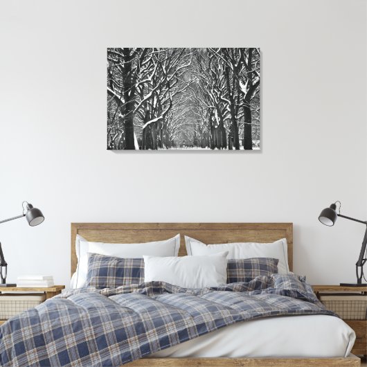 Stretched Canvas Print Leinwanddruck (Insitu (Schlafzimmer))