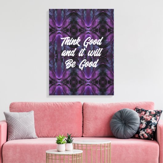 Stretched Canvas Print Leinwanddruck (Insitu (Wohnzimmer))