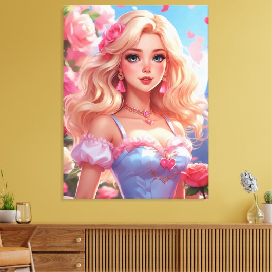 Stretched Canvas Print Leinwanddruck (Insitu (Wohnzimmer))