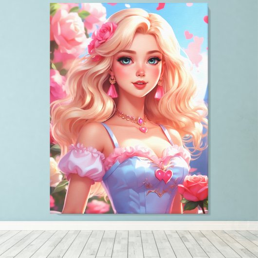 Stretched Canvas Print Leinwanddruck (Insitu (Holzboden))