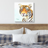 Stretched Canvas Print Leinwanddruck (Insitu (Schlafzimmer))