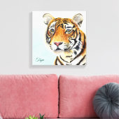 Stretched Canvas Print Leinwanddruck (Insitu (Wohnzimmer))