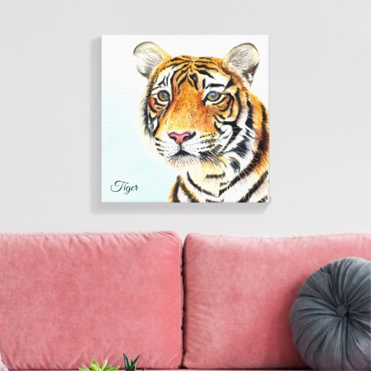 Stretched Canvas Print Leinwanddruck (Insitu (Wohnzimmer))