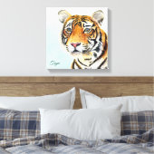Stretched Canvas Print Leinwanddruck (Insitu (Schlafzimmer))