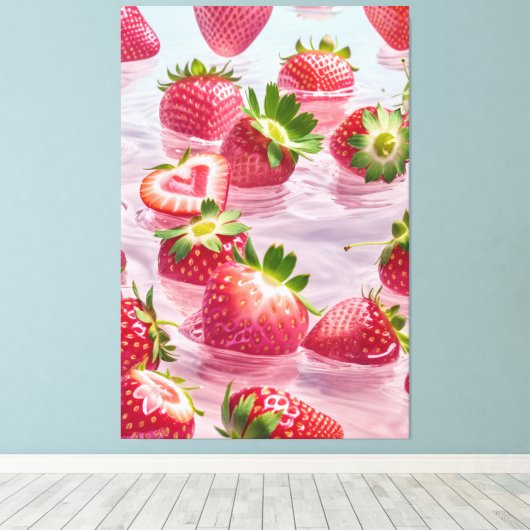 Stretched Canvas Print Leinwanddruck (Insitu (Holzboden))