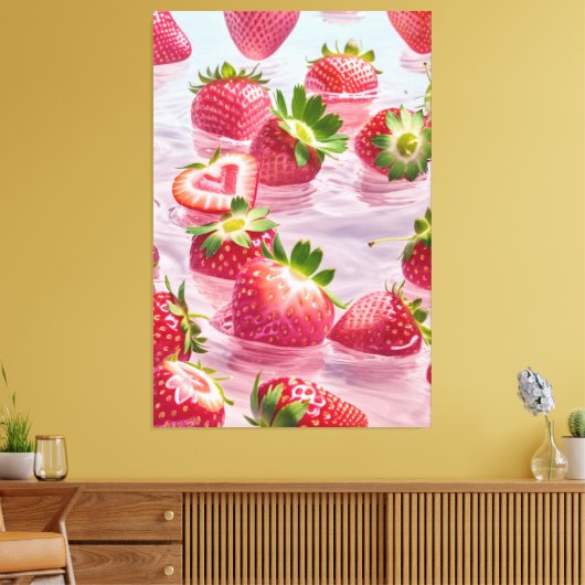 Stretched Canvas Print Leinwanddruck (Insitu (Wohnzimmer))