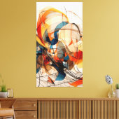 Stretched Canvas Print Leinwanddruck (Insitu (Wohnzimmer))