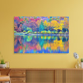 Stretched Canvas Print Leinwanddruck (Insitu (Wohnzimmer))