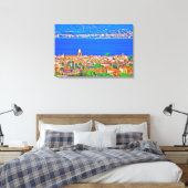 Stretched Canvas Print Leinwanddruck (Insitu (Schlafzimmer))