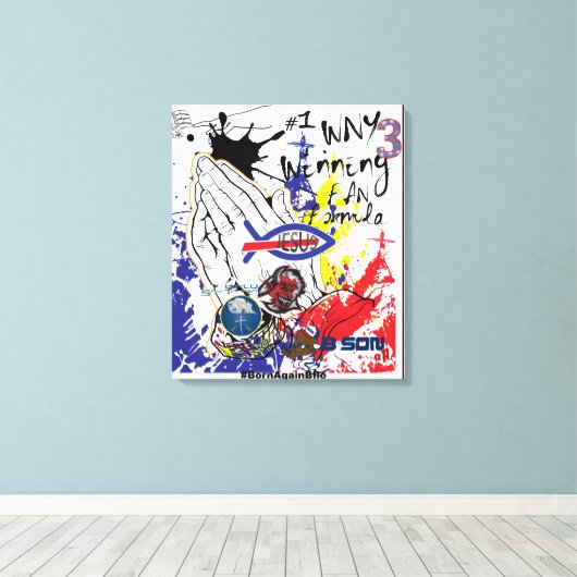 Stretched Canvas Print Leinwanddruck (Insitu (Holzboden))