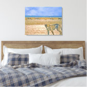 Stretched Canvas Print Leinwanddruck (Insitu (Schlafzimmer))