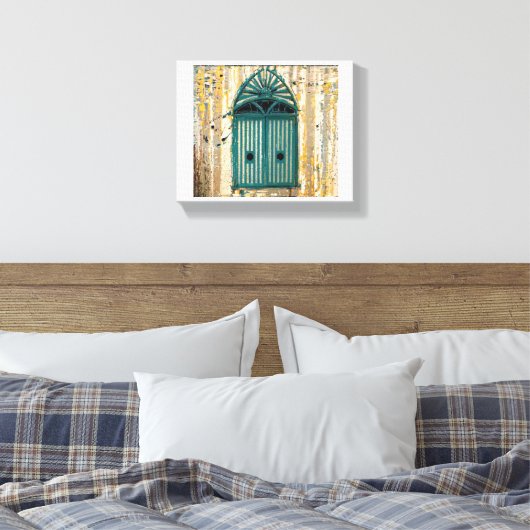 Stretched Canvas Print Leinwanddruck (Insitu (Schlafzimmer))