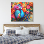 Stretched Canvas Print Leinwanddruck (Insitu (Schlafzimmer))