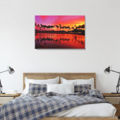 Stretched Canvas Print Leinwanddruck (Insitu (Schlafzimmer))