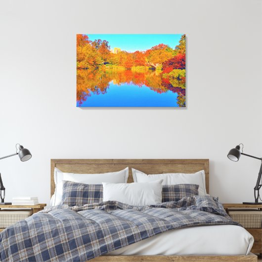 Stretched Canvas Print Leinwanddruck (Insitu (Schlafzimmer))