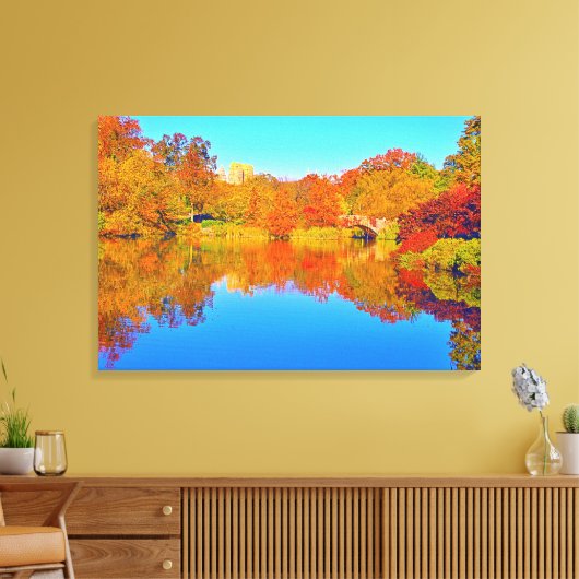 Stretched Canvas Print Leinwanddruck (Insitu (Wohnzimmer))