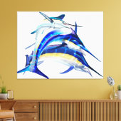 Stretched Canvas Print Leinwanddruck (Insitu (Wohnzimmer))