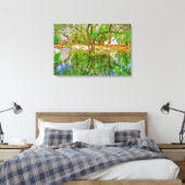 Stretched Canvas Print Leinwanddruck (Insitu (Schlafzimmer))