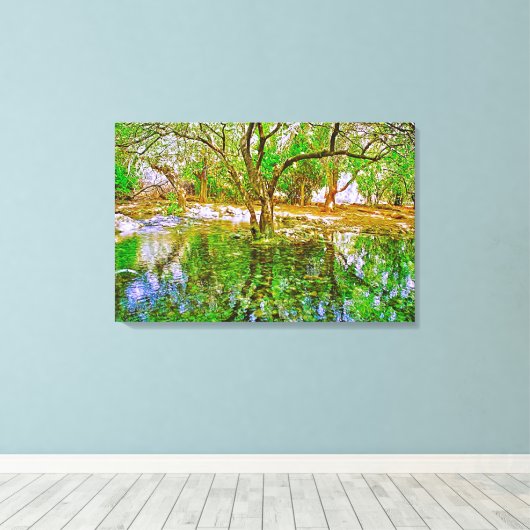 Stretched Canvas Print Leinwanddruck (Insitu (Holzboden))