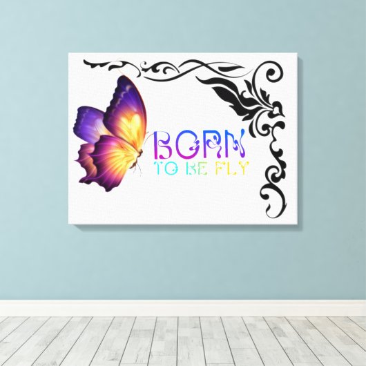 Stretched Canvas Print Leinwanddruck (Insitu (Holzboden))