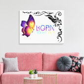 Stretched Canvas Print Leinwanddruck (Insitu (Wohnzimmer))