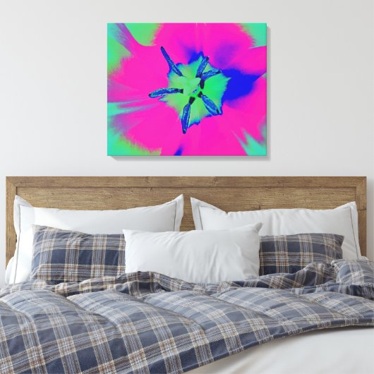 Stretched Canvas Print Leinwanddruck (Insitu (Schlafzimmer))
