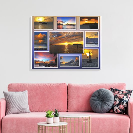 Stretched Canvas Print Leinwanddruck (Insitu (Wohnzimmer))