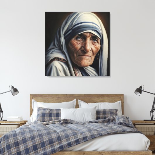 Stretched Canvas Print Leinwanddruck (Insitu (Schlafzimmer))