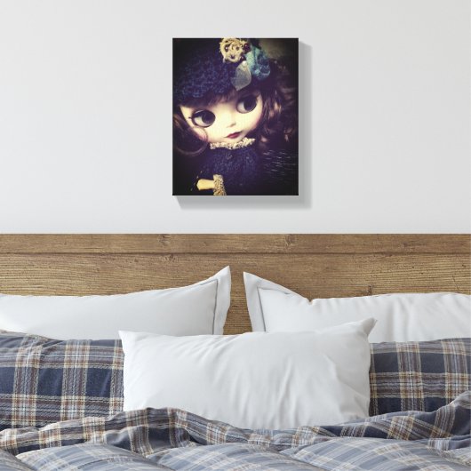 Stretched Canvas Print Leinwanddruck (Insitu (Schlafzimmer))